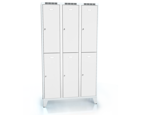  Divided cloakroom locker ALSIN with feet 1920 x 1050 x 500